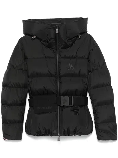Moncler Grenoble Ski Jacket Bouquet In Black