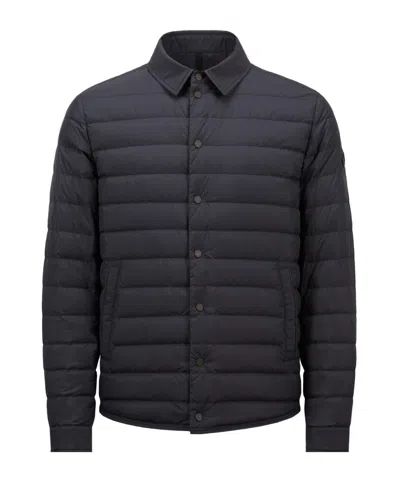 Moncler Bourdon Down Jacket In Blue