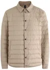 Moncler Bourdon Quilted Shell Jacket In Beige