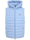Shop Moncler Bourget Gilet In Blue