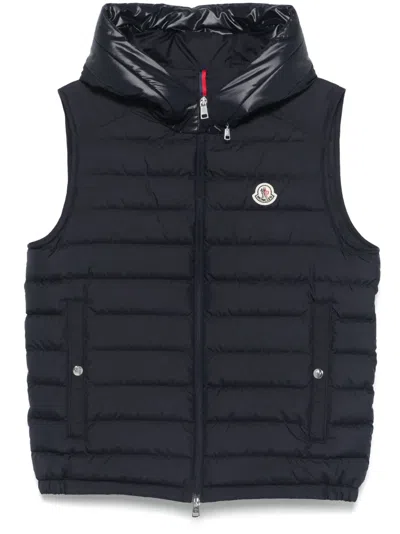 Moncler Bourget Gilet In Blue