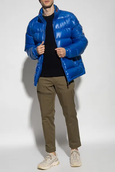 Moncler ‘bourne' Down Jacket In Blue