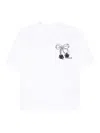 Moncler Bow-embroidered T-shirt In White