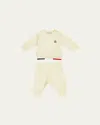 Moncler Kids' Boy's 2-piece Knitwear Set In Yellow