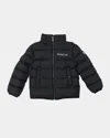 Moncler Kids Bajan Jacket In Black