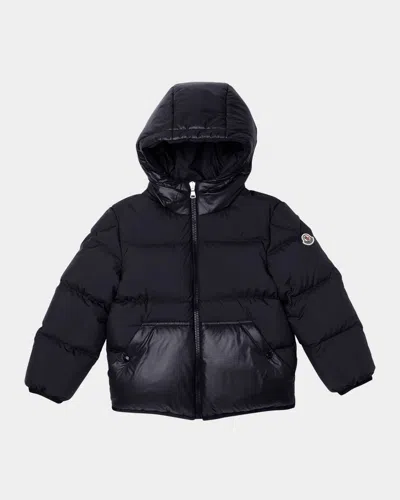 MONCLER BOY'S BARIN HOODED DOWN JACKET JACKET