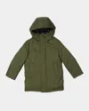 Moncler Boy's Gesudar Water-resistant Hooded Parka Coat In Multi