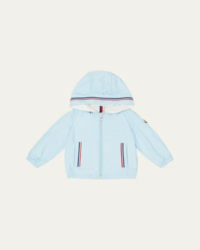 Moncler Kids' Boy's Granduc Hooded Jacket In Blue