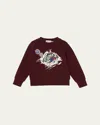 Moncler Boy's Graphic Skii Sweatshirt In Miscellaneous
