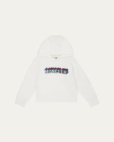 MONCLER BOY'S HOODIE LOGO SWEATER