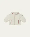 Moncler Boy's Jerry Quilted Down Jacket In Beige