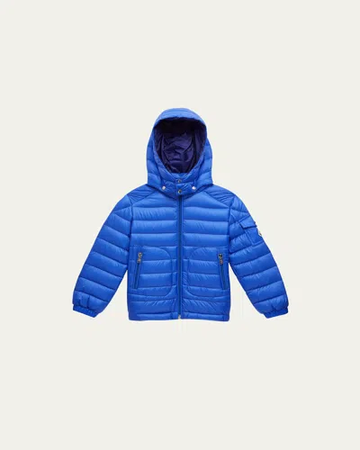 Moncler Boy's Lauros Puffer Jacket In Navy
