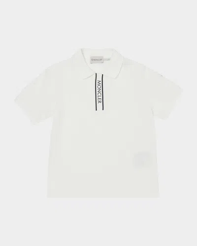 MONCLER BOY'S LOGO-PRINT POLO SHIRT