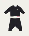 Moncler Two Pieces Suit In Black