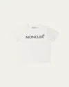 Moncler Boy's Logo T-shirt W/ Patch In White