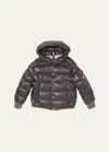 Moncler Boys' Manaem Down Puffer Jacket - Big Kid In Charcoal