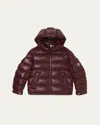 Moncler Maya Down Jacket In Brown