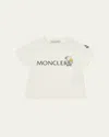 Moncler Boy's Monduck Logo-print Short-sleeve T-shirt In White