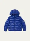 Moncler Boys' Maya Down Puffer Jacket - Little Kid In Turquoise