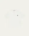 Moncler Ss Polo In 034 - Silk White