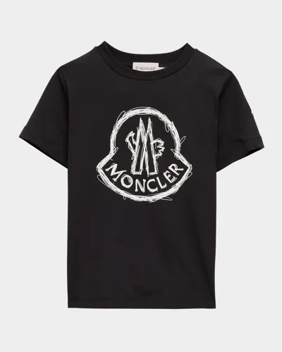 MONCLER BOY'S SCRIBBLE BELL T-SHIRT