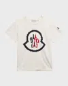 MONCLER BOY'S SHORT-SLEEVE LOGO T-SHIRT