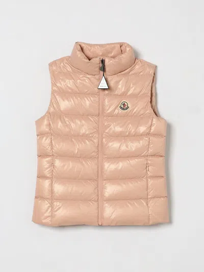 Moncler Girls' Ghany Vest - Little Kid In Brown