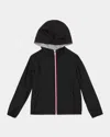 Moncler Boy's Urville Windbreaker Jacket In Navy Blue