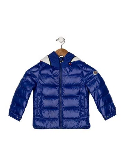 Pre-owned Moncler Kids' Boys Blue Outerwear Jacket