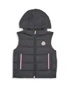 Moncler Boys' Buang Down Puffer Vest - Baby, Little Kid In Gray