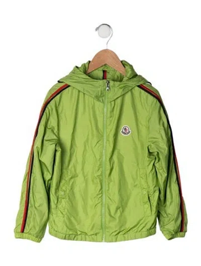 Pre-owned Moncler Kids' Boys' Casual Jackets In Green