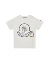 Moncler Boys' Cotton Blend Logo Graphic Tee - Baby In Natural