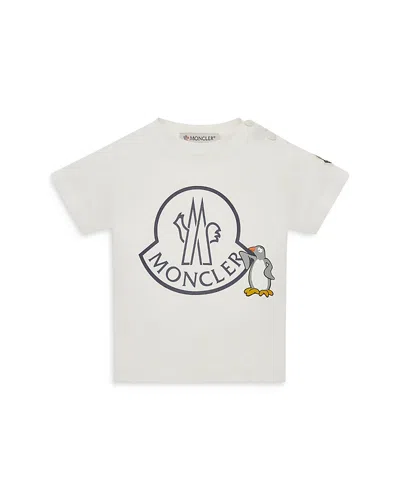 Moncler Boys' Cotton Blend Logo Graphic Tee - Baby In Natural