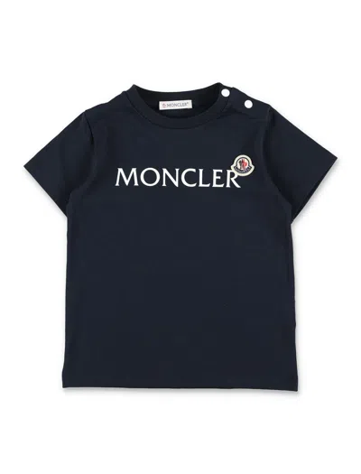 Moncler Kids'  Boys' Cotton Stretch T-shirt In Blue