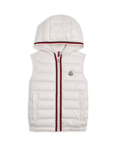 Moncler Boys' Dorcas Down Puffer Vest - Big Kid In White