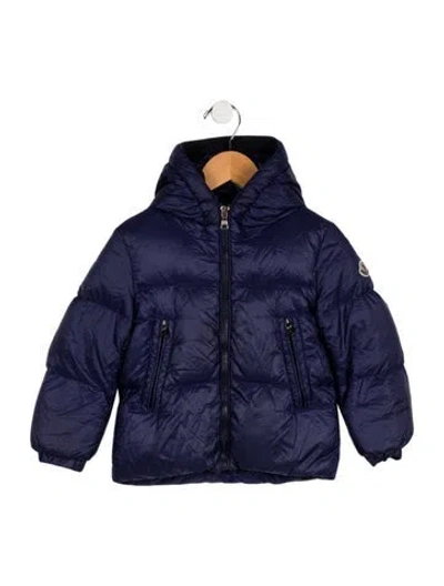 Pre-owned Moncler Babies' Boys' Down Coat In Blue