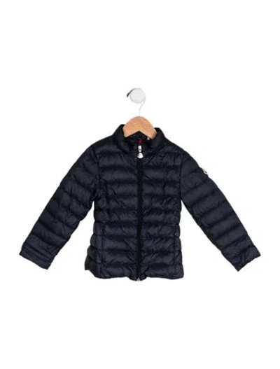 Pre-owned Moncler Babies' Boys Down Jacket In Blue