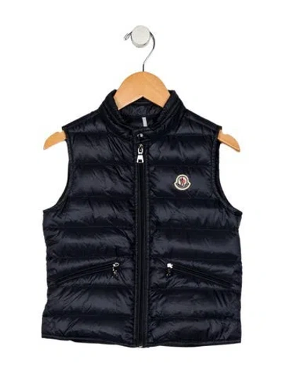 Pre-owned Moncler Babies' Boys' Down Vest In Blue