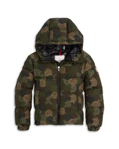 Moncler Boys' Escer Down Puffer Jacket - Big Kid In Green