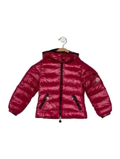 Pre-owned Moncler Babies' Boys' Hooded Puffer Jacket In Red