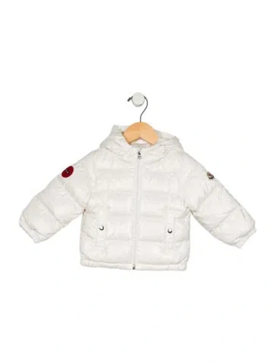 Pre-owned Moncler Babies'  Boys Jacket In White
