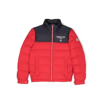 Moncler Boys Joe Padded Jacket In Red