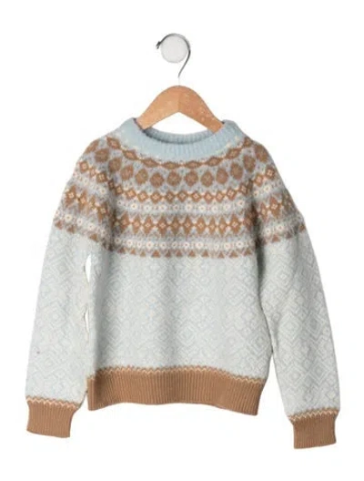 Pre-owned Moncler Kids' Boys' Knitted Sweater In Blue