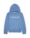 Moncler Boys' Logo Hoodie - Big Kid In Blue
