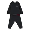 Moncler Two Pieces Suit In Blue