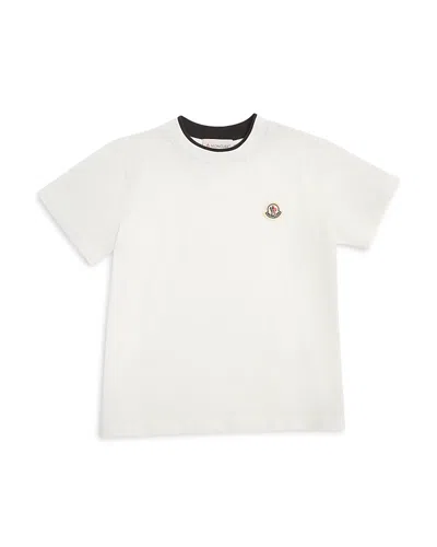 Moncler Boys' Logo Tee - Little Kid, Big Kid In White