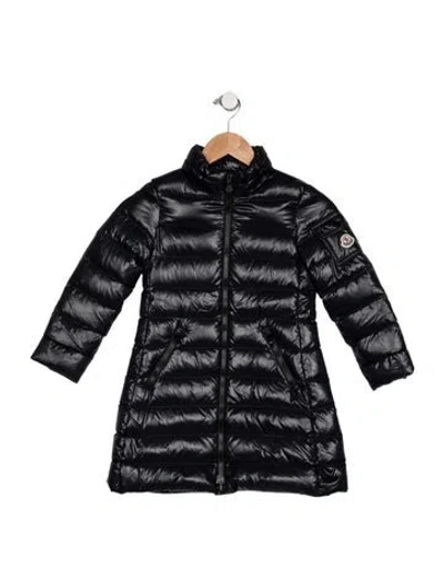 Pre-owned Moncler Babies' Boys' Long Down Puffer Coat In Blue