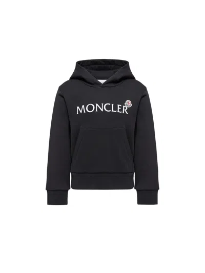 Moncler Kids'  Boys Mini Logo Sweatshirt In Blue