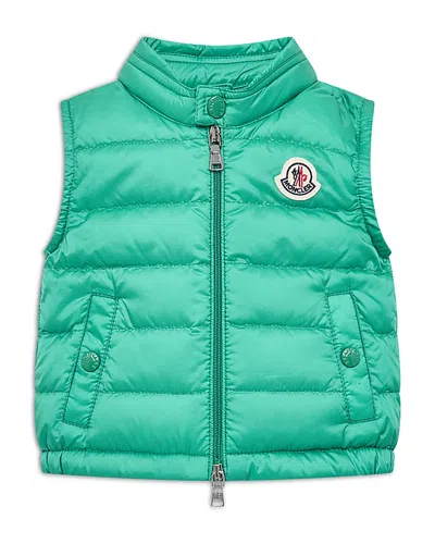 Moncler Boys' New Amaury Vest - Baby, Little Kid In Green