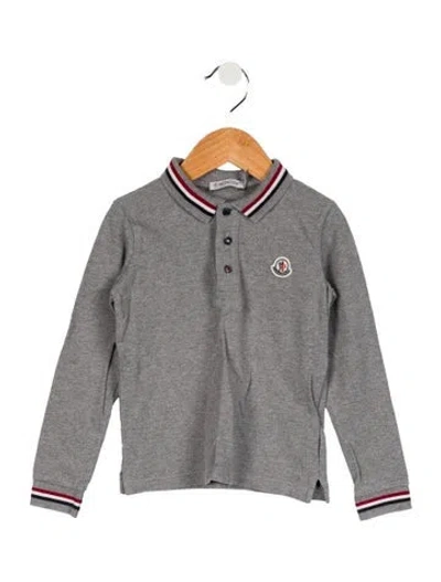 Pre-owned Moncler Babies' Boys' Polo In Gray